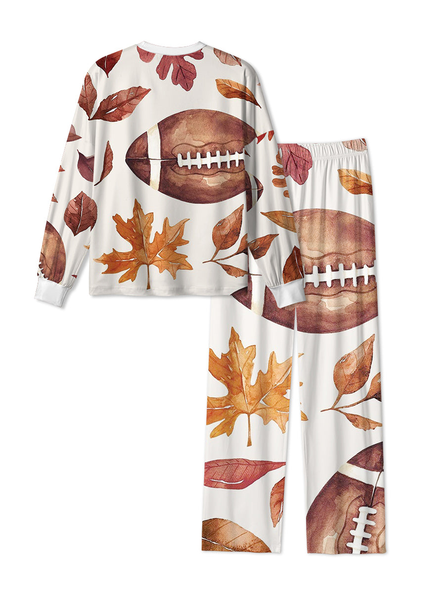 Vintage  Fall Football Pajamas