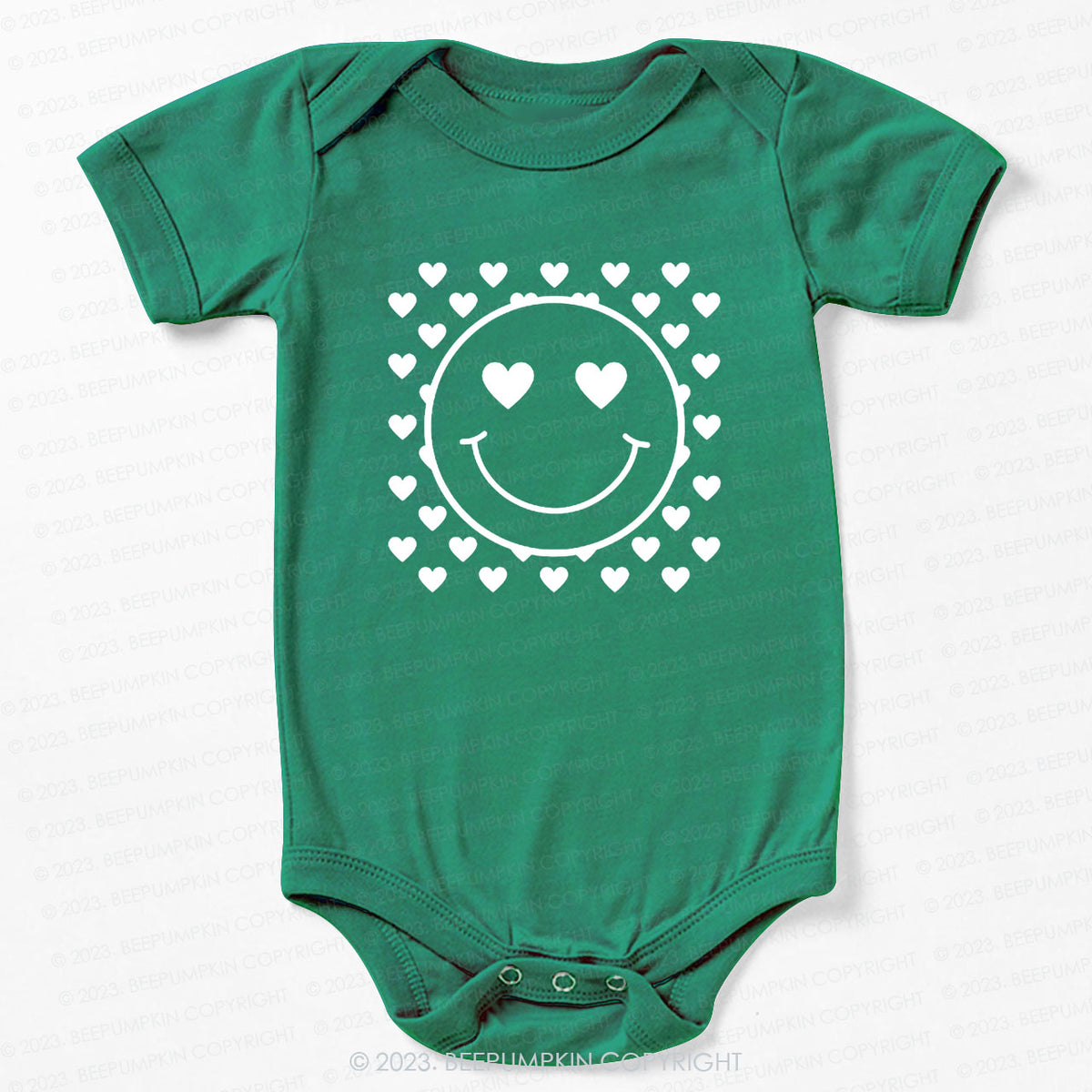 Love Face Valentines Day Bodysuit For Baby