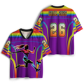 Vintage Women Football Sports Mesh Jersey