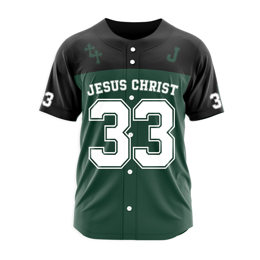 Jesus Christ Christian Baseball Jersey